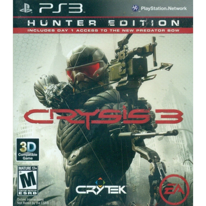 Crysis 3 (Hunter Edition) (Import) (PS3) ryhmässä KODINELEKTRONIIKKA / Pelikonsolit & Tarvikkeet / Sony PlayStation 3 @ TP E-commerce Nordic AB (C98630)