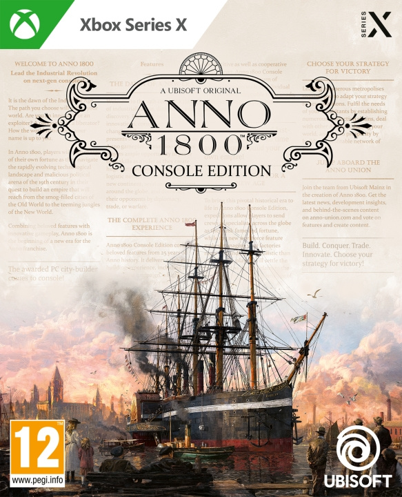 Anno 1800 (XseriesX) ryhmässä KODINELEKTRONIIKKA / Pelikonsolit & Tarvikkeet / Xbox Series X / Peli @ TP E-commerce Nordic AB (C98673)