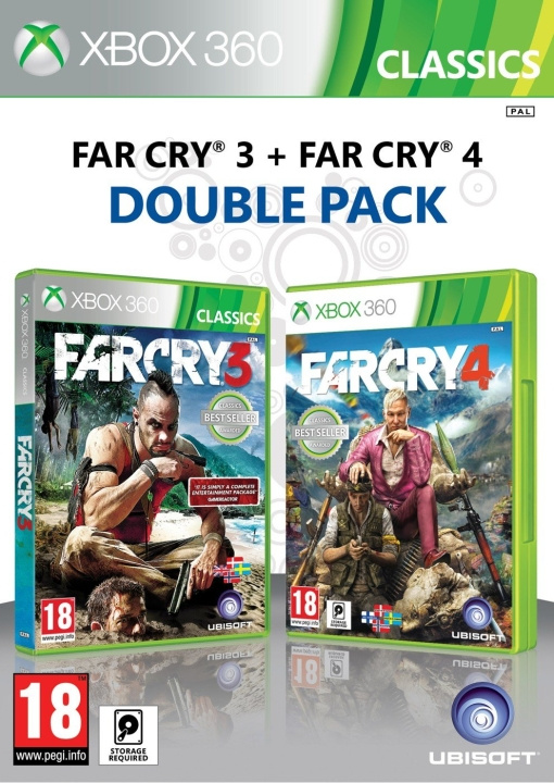 Far Cry 3 + Far Cry 4 (Double Pack) (X360) ryhmässä KODINELEKTRONIIKKA / Pelikonsolit & Tarvikkeet / Xbox 360 @ TP E-commerce Nordic AB (C98691)