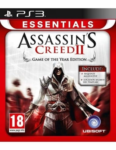 Assassin\'s Creed 2 Game of the Year (Essentials) (PS3) ryhmässä KODINELEKTRONIIKKA / Pelikonsolit & Tarvikkeet / Sony PlayStation 3 @ TP E-commerce Nordic AB (C98735)