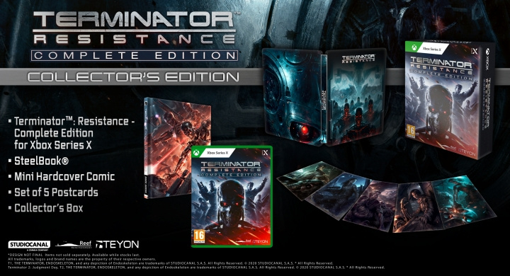 Terminator: Resistance - Complete Edition (Collector\'s Edition) (XseriesX) ryhmässä KODINELEKTRONIIKKA / Pelikonsolit & Tarvikkeet / Xbox Series X / Peli @ TP E-commerce Nordic AB (C98747)