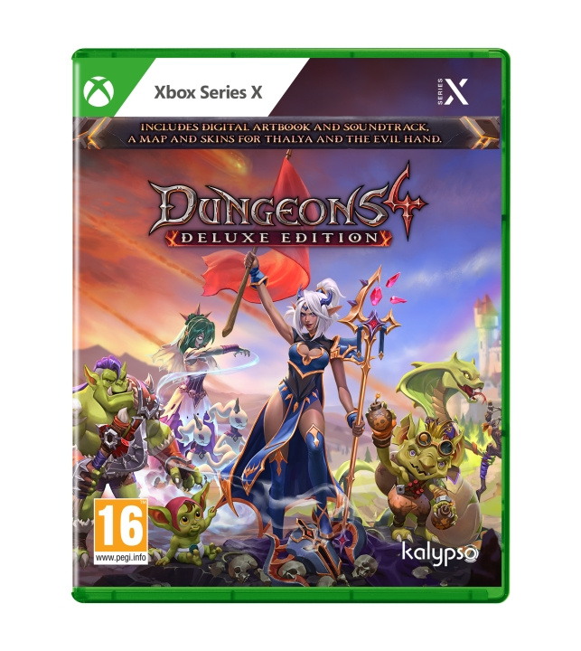 Kalypso Dungeons 4 (Deluxe Edition) ryhmässä KODINELEKTRONIIKKA / Pelikonsolit & Tarvikkeet / Xbox Series X / Peli @ TP E-commerce Nordic AB (C98764)