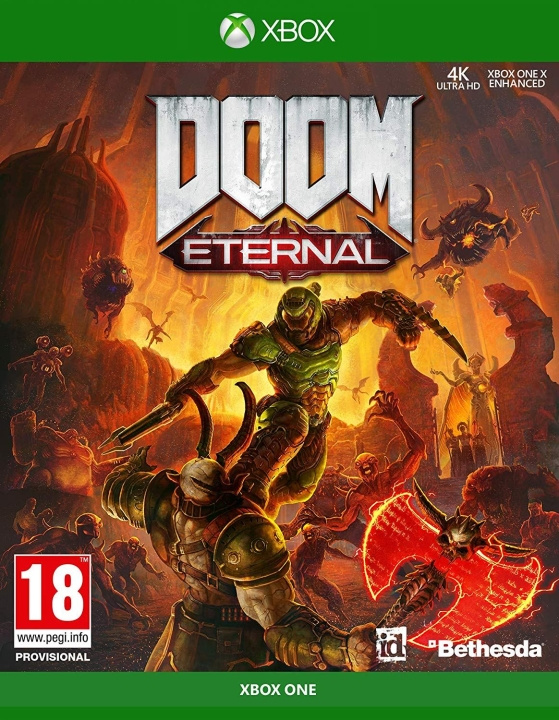 DOOM Eternal (XONE) ryhmässä KODINELEKTRONIIKKA / Pelikonsolit & Tarvikkeet / Xbox One / Peli @ TP E-commerce Nordic AB (C98814)