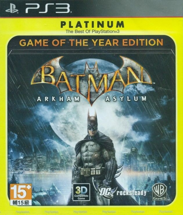 Batman: Arkham Asylum - GOTY (Platinum) (Import) (PS3) ryhmässä KODINELEKTRONIIKKA / Pelikonsolit & Tarvikkeet / Sony PlayStation 3 @ TP E-commerce Nordic AB (C98854)