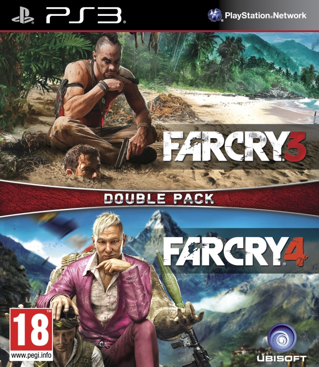 Far Cry 3 + Far Cry 4 (Double Pack) (PS3) ryhmässä KODINELEKTRONIIKKA / Pelikonsolit & Tarvikkeet / Sony PlayStation 3 @ TP E-commerce Nordic AB (C98943)