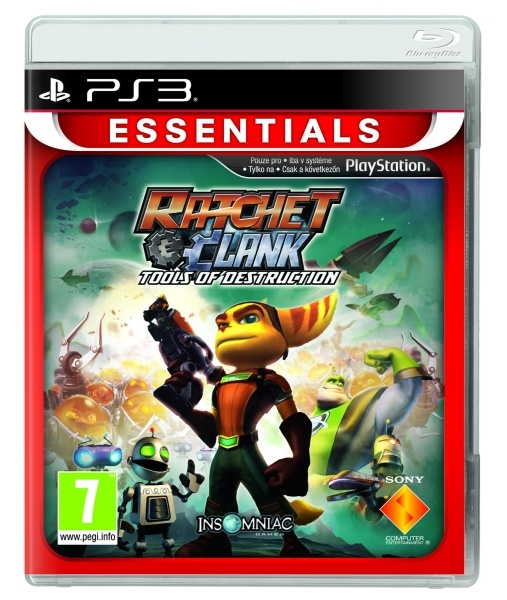 Ratchet & Clank Future: Tools Of Destruction (Essentials) (PS3) ryhmässä KODINELEKTRONIIKKA / Pelikonsolit & Tarvikkeet / Sony PlayStation 3 @ TP E-commerce Nordic AB (C99020)