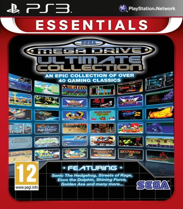 Mega Drive Ultimate Collection (Sonic Genesis) (Essentials) (PS3) ryhmässä KODINELEKTRONIIKKA / Pelikonsolit & Tarvikkeet / Sony PlayStation 3 @ TP E-commerce Nordic AB (C99045)