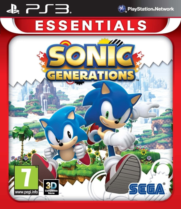 Sonic Generations (Essentials) (PS3) ryhmässä KODINELEKTRONIIKKA / Pelikonsolit & Tarvikkeet / Sony PlayStation 3 @ TP E-commerce Nordic AB (C99047)