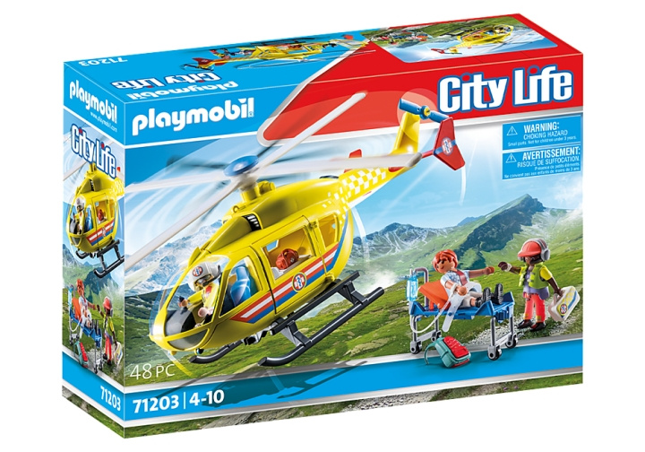 Playmobil Pelastushelikopteri (71203) ryhmässä LELUT, TUOTTEET LAPSILLE JA VAUVOILLE / Leikkikalut, Askartelu &Pelit / Lelusarja @ TP E-commerce Nordic AB (C99065)