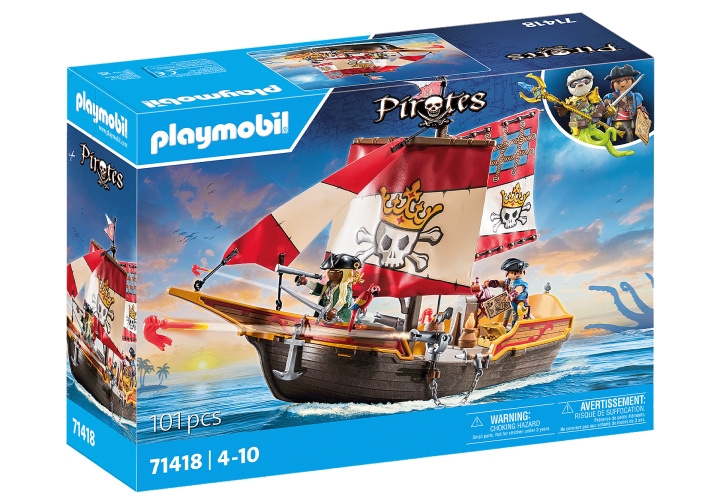 Playmobil Merirosvolaiva (71418) ryhmässä LELUT, TUOTTEET LAPSILLE JA VAUVOILLE / Leikkikalut, Askartelu &Pelit / Lelusarja @ TP E-commerce Nordic AB (C99071)