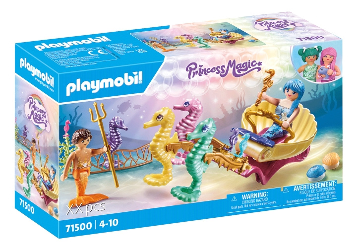 Playmobil Merenneito merihevosvaunujen kanssa (71500) ryhmässä LELUT, TUOTTEET LAPSILLE JA VAUVOILLE / Leikkikalut, Askartelu &Pelit / Lelusarja @ TP E-commerce Nordic AB (C99074)