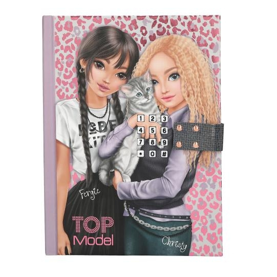 TOPModel Päiväkirja, jossa on koodi ja ääni REBEL KITTY ( 0413230 ) ryhmässä LELUT, TUOTTEET LAPSILLE JA VAUVOILLE / Leikkikalut, Askartelu &Pelit / Piirrä ja laske @ TP E-commerce Nordic AB (C99098)