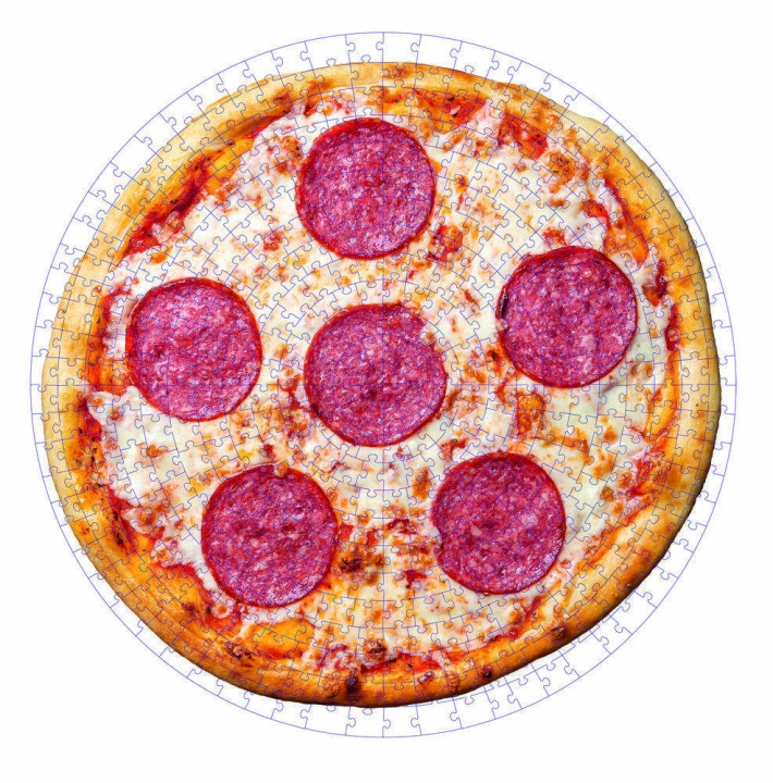 Winkee Pizza Puzzle - (16732) ryhmässä URHEILU, VAPAA-AIKA JA HARRASTUS / Harrastus / Palapeli @ TP E-commerce Nordic AB (C99174)