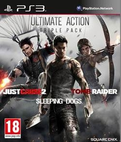 Just Cause 2, Sleeping Dogs & Tomb Raider Bundle (PS3) ryhmässä KODINELEKTRONIIKKA / Pelikonsolit & Tarvikkeet / Sony PlayStation 3 @ TP E-commerce Nordic AB (C99198)