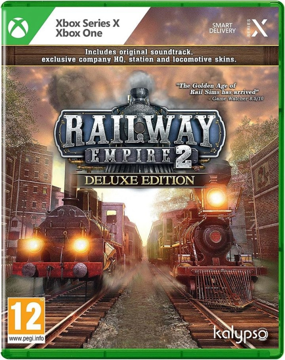 Railway Empire 2 (Deluxe Edition) (XseriesX) ryhmässä KODINELEKTRONIIKKA / Pelikonsolit & Tarvikkeet / Xbox Series X / Peli @ TP E-commerce Nordic AB (C99211)