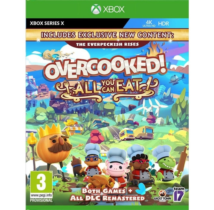 Overcooked! All You Can Eat (XseriesX) ryhmässä KODINELEKTRONIIKKA / Pelikonsolit & Tarvikkeet / Xbox Series X / Peli @ TP E-commerce Nordic AB (C99228)