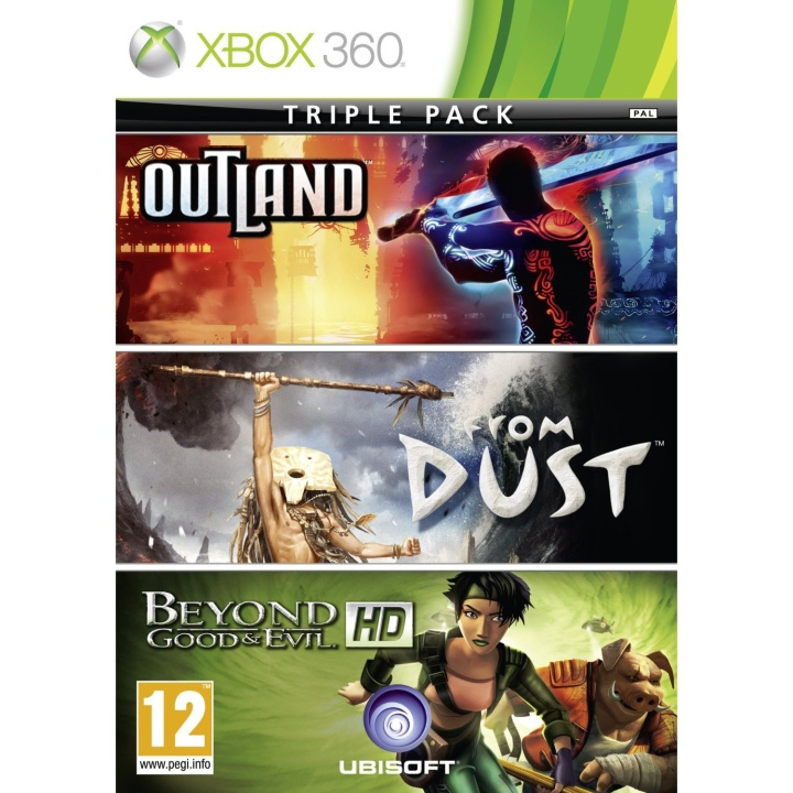 Beyond Good and Evil/Outland/From Dust (X360) ryhmässä KODINELEKTRONIIKKA / Pelikonsolit & Tarvikkeet / Xbox 360 @ TP E-commerce Nordic AB (C99250)