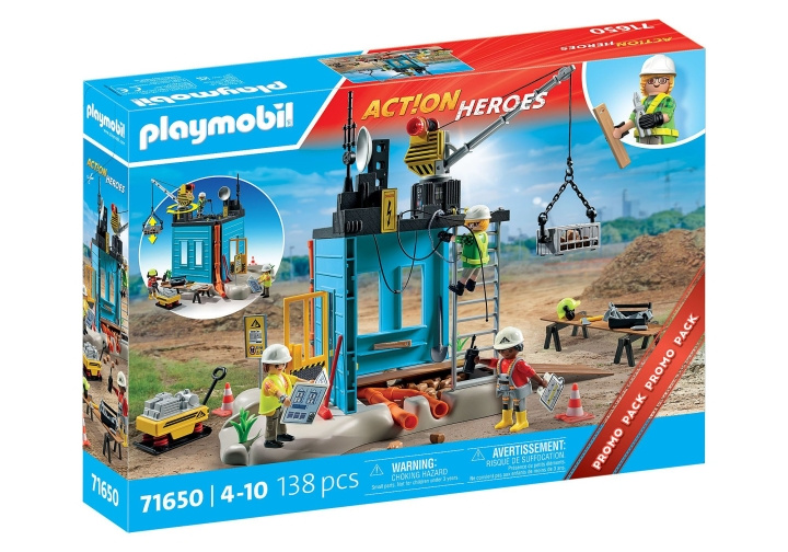 Playmobil Rakennustyömaa (71650) ryhmässä LELUT, TUOTTEET LAPSILLE JA VAUVOILLE / Leikkikalut, Askartelu &Pelit / Lelusarja @ TP E-commerce Nordic AB (C99268)