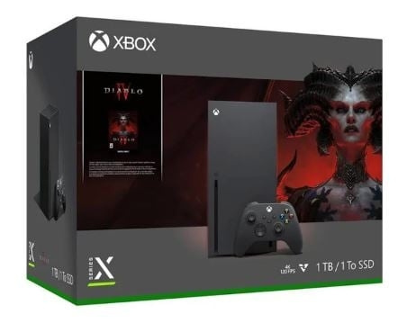 Xbox Series X – Diablo IV Bundle (XseriesX) ryhmässä KODINELEKTRONIIKKA / Pelikonsolit & Tarvikkeet / Xbox Series X / Pelikonsolit @ TP E-commerce Nordic AB (C99325)