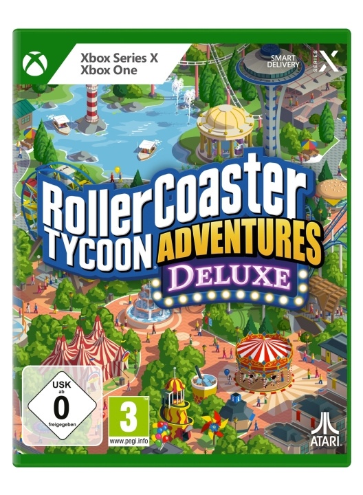 RollerCoaster Tycoon (Adventures Deluxe) (XseriesX) ryhmässä KODINELEKTRONIIKKA / Pelikonsolit & Tarvikkeet / Xbox Series X / Peli @ TP E-commerce Nordic AB (C99334)