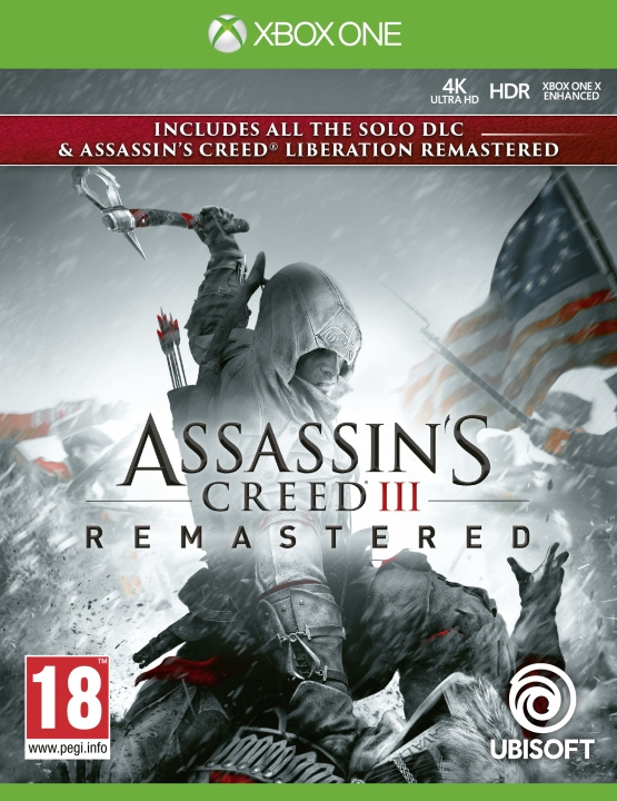 Assassin\'s Creed III (3) + Liberation HD Remaster (XONE) ryhmässä KODINELEKTRONIIKKA / Pelikonsolit & Tarvikkeet / Xbox One / Peli @ TP E-commerce Nordic AB (C99408)