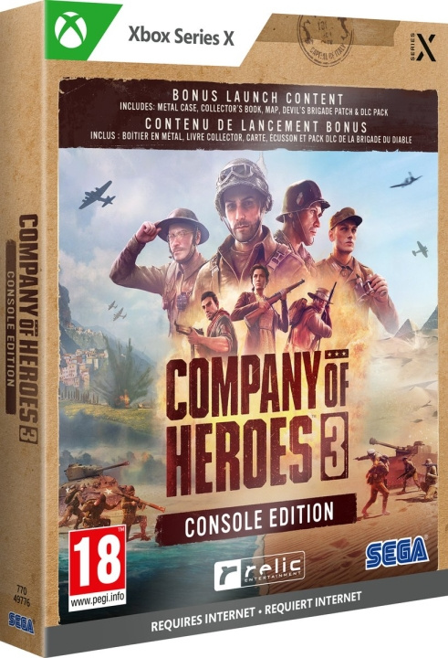 Company of Heroes 3 (Steelbook Edition) (XseriesX) ryhmässä KODINELEKTRONIIKKA / Pelikonsolit & Tarvikkeet / Xbox Series X / Peli @ TP E-commerce Nordic AB (C99466)