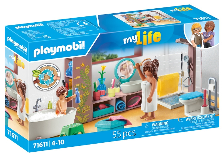 Playmobil Kylpyhuone (71611) ryhmässä LELUT, TUOTTEET LAPSILLE JA VAUVOILLE / Leikkikalut, Askartelu &Pelit / Lelusarja @ TP E-commerce Nordic AB (C99485)