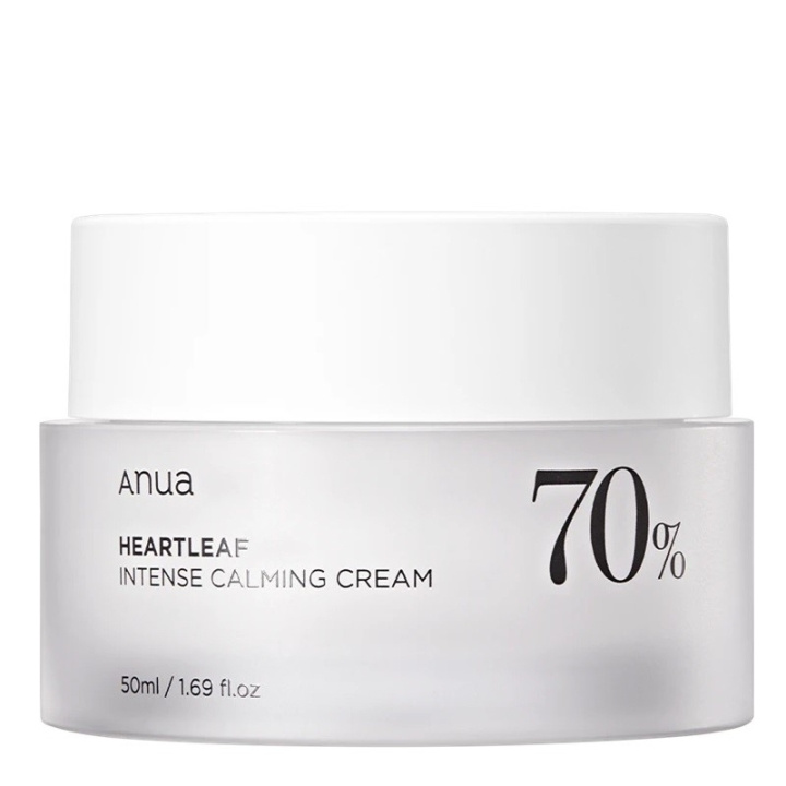 Anua Heartleaf 70% Intense Calming Cream 50ml ryhmässä KAUNEUS JA TERVEYS / Ihonhoito / Kasvot / Kasvovoide @ TP E-commerce Nordic AB (C99601)