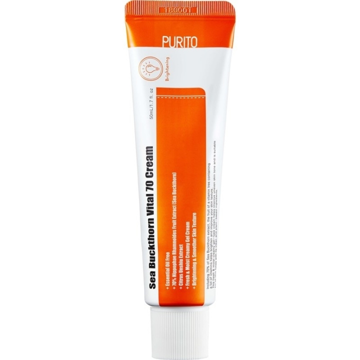 Purito Sea Buckthorn Vital 70 Cream 50ml ryhmässä KAUNEUS JA TERVEYS / Ihonhoito / Kasvot / Kasvovoide @ TP E-commerce Nordic AB (C99616)