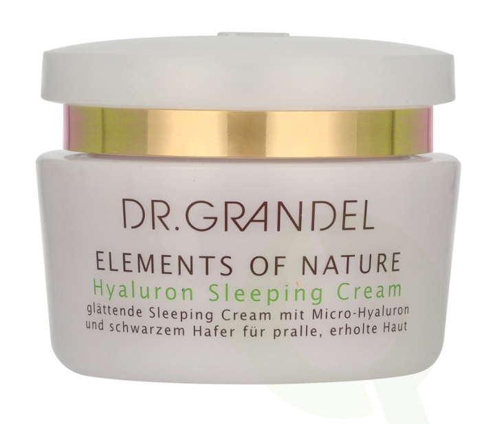 Dr Grandel Elements Of Nature Hyaluron Sleeping Cream 50 ml ryhmässä KAUNEUS JA TERVEYS / Ihonhoito / Kasvot / Päivävoide @ TP E-commerce Nordic AB (C99632)