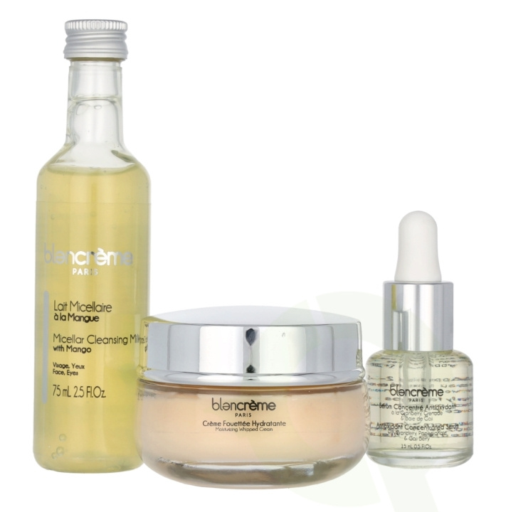 Blancreme Antioxidant Facial Trio Set 3 piece Cream/Milk/Serum ryhmässä KAUNEUS JA TERVEYS / Lahjapakkaukset / Naisten lahjapakkaukset @ TP E-commerce Nordic AB (C99690)