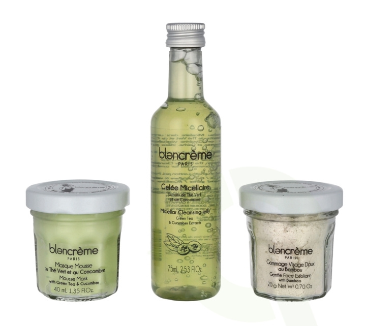 Blancreme Body Essentials Trio Set 140 ml Skin Gel 80ml/Scrub 20gr/Mask 40ml ryhmässä KAUNEUS JA TERVEYS / Lahjapakkaukset / Naisten lahjapakkaukset @ TP E-commerce Nordic AB (C99693)