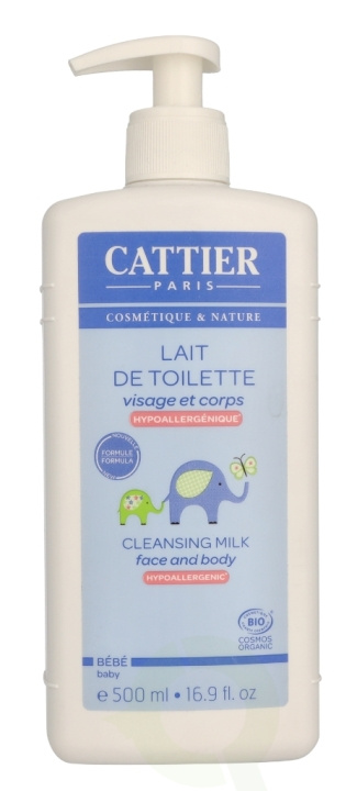 Cattier Baby Cleansing Milk 500 ml ryhmässä LELUT, TUOTTEET LAPSILLE JA VAUVOILLE / Vauvatuotteet / Hoito ja hygienia @ TP E-commerce Nordic AB (C99699)