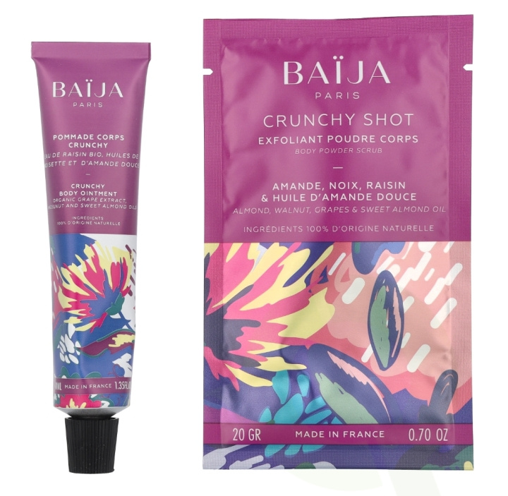 Baija Paris Baija My Crunchy Set 60 ml Crunchy Shot Body Powder Scrub 20gr/Body Cream 40ml ryhmässä KAUNEUS JA TERVEYS / Lahjapakkaukset / Naisten lahjapakkaukset @ TP E-commerce Nordic AB (C99717)