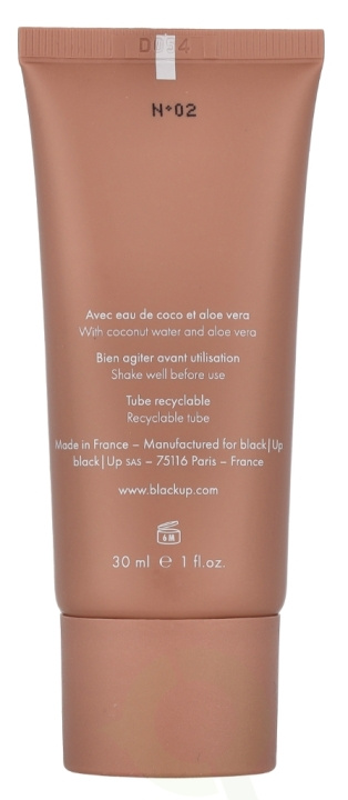 Black Up Mat Finish Foundation 30 ml #02 ryhmässä KAUNEUS JA TERVEYS / Meikit / Meikit Kasvot / Meikkivoide @ TP E-commerce Nordic AB (C99720)