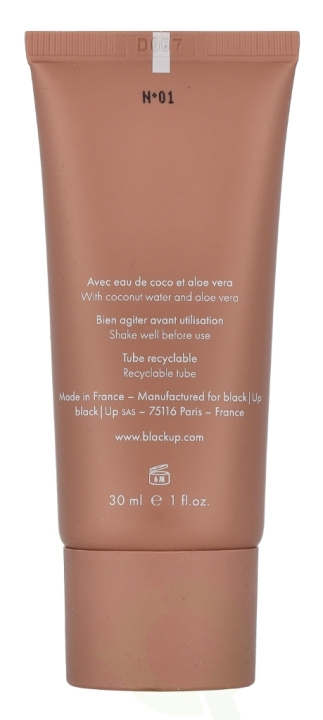 Black Up Mat Finish Foundation 30 ml #01 ryhmässä KAUNEUS JA TERVEYS / Meikit / Meikit Kasvot / Meikkivoide @ TP E-commerce Nordic AB (C99721)