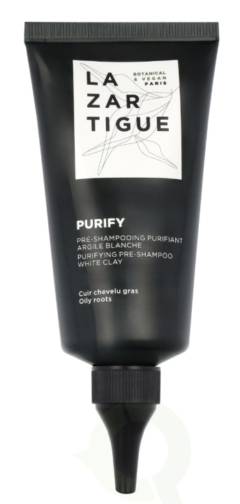 Lazartigue Purify Purifying Pre-Shampoo 75 ml ryhmässä KAUNEUS JA TERVEYS / Hiukset &Stailaus / Hiustenhoito / Shampoo @ TP E-commerce Nordic AB (C99726)