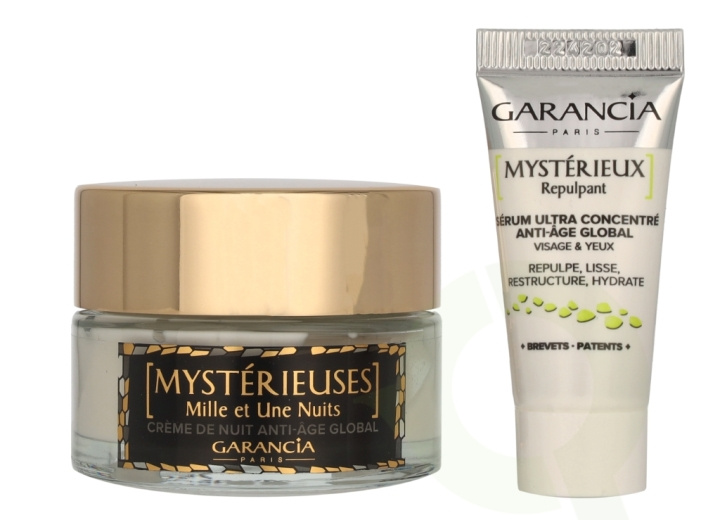 Garancia Mysterious Thousand And Ond Days Set 35 ml Anti-Aging Night Cream 30ml/Anti-Aging Serum 5ml ryhmässä KAUNEUS JA TERVEYS / Ihonhoito / Kasvot / Kasvovoide @ TP E-commerce Nordic AB (C99747)