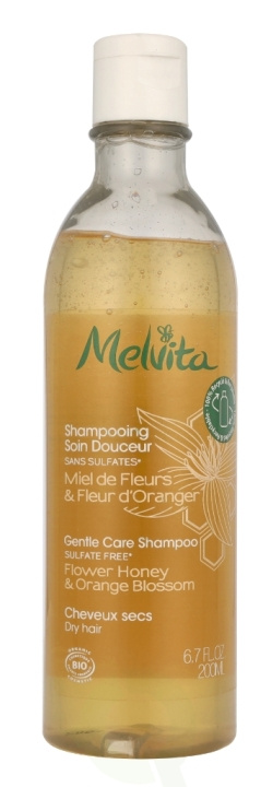 Melvita Gentle Care Shampoo 200 ml Dry Hair ryhmässä KAUNEUS JA TERVEYS / Hiukset &Stailaus / Hiustenhoito / Shampoo @ TP E-commerce Nordic AB (C99761)