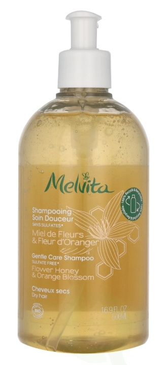 Melvita Gentle Care Shampoo 500 ml Dry Hair ryhmässä KAUNEUS JA TERVEYS / Hiukset &Stailaus / Hiustenhoito / Shampoo @ TP E-commerce Nordic AB (C99762)