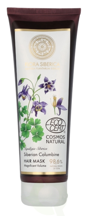 Natura Siberica Flora Siberian Columbine Hair Mask 200 ml ryhmässä KAUNEUS JA TERVEYS / Hiukset &Stailaus / Hiustenhoito / Hiusnaamio @ TP E-commerce Nordic AB (C99765)