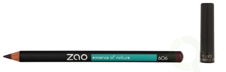 Zao Make-Up Eye Pencil 1.14 g #606 Plum ryhmässä KAUNEUS JA TERVEYS / Meikit / Silmät ja kulmat / Silmänrajauskynä / Kajaali @ TP E-commerce Nordic AB (C99799)