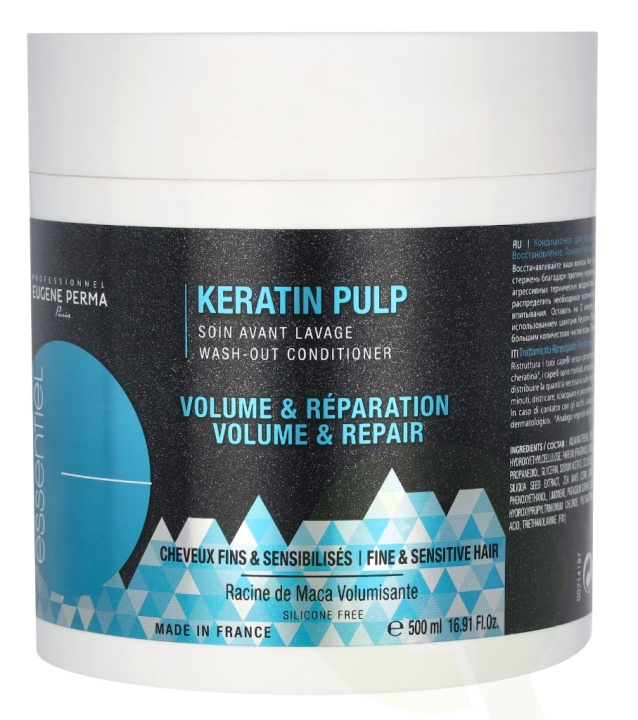 Eugene Perma Essentiel Keratine Pulp Th Wash Out Conditioner 500 ml ryhmässä KAUNEUS JA TERVEYS / Hiukset &Stailaus / Hiustenhoito / Hoitoaine @ TP E-commerce Nordic AB (C99811)