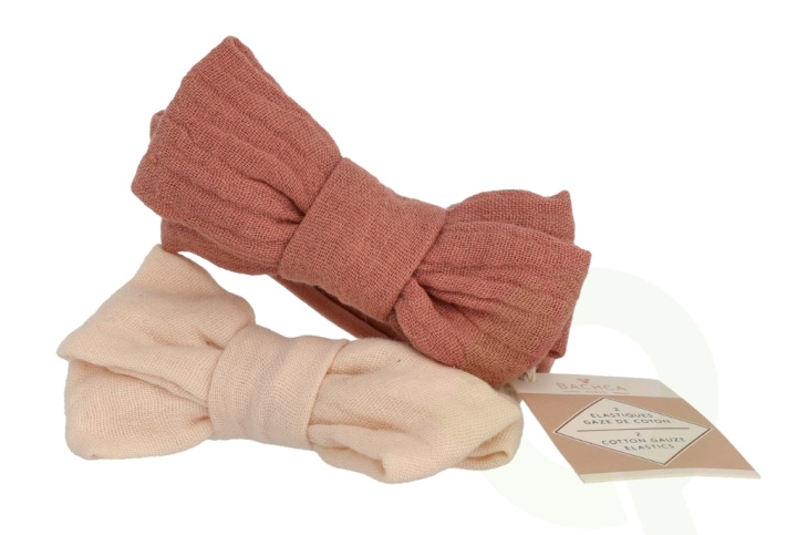 Bachca Paris Gauze Knot Elastic Bows Set 2 piece 2 Pieces ryhmässä KAUNEUS JA TERVEYS / Hiukset &Stailaus / Hiustarvikkeet @ TP E-commerce Nordic AB (C99866)