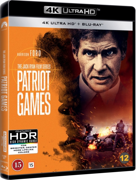 Patriot Games (4K Blu-Ray) ryhmässä KODINELEKTRONIIKKA / Ääni & Kuva / TV & Tarvikkeet / Elokuvat / Blu-ray @ TP E-commerce Nordic AB (C99943)