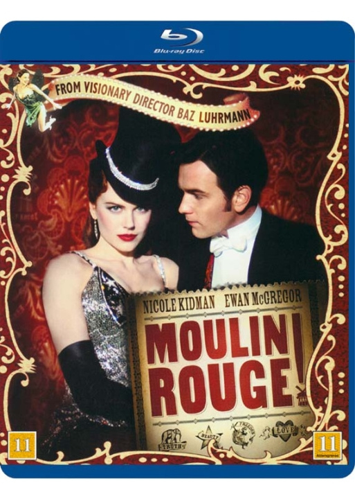 Moulin Rouge - Blu Ray ryhmässä KODINELEKTRONIIKKA / Ääni & Kuva / TV & Tarvikkeet / Elokuvat / Blu-ray @ TP E-commerce Nordic AB (D00043)