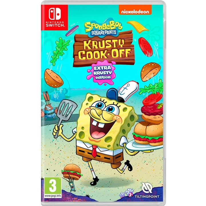 SpongeBob: Krusty Cook-Off (Extra Krusty Edition) (Switch) ryhmässä KODINELEKTRONIIKKA / Pelikonsolit & Tarvikkeet / Nintendo Switch / Pelit @ TP E-commerce Nordic AB (D00139)