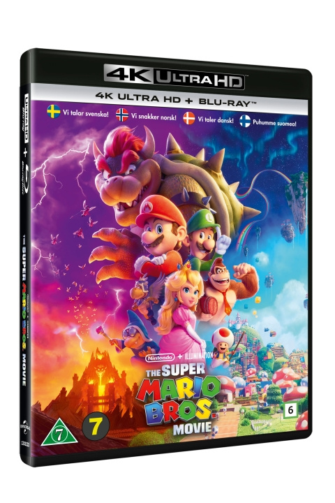 The Super Mario Bros. Movie ryhmässä KODINELEKTRONIIKKA / Ääni & Kuva / TV & Tarvikkeet / Elokuvat / Blu-ray @ TP E-commerce Nordic AB (D00192)