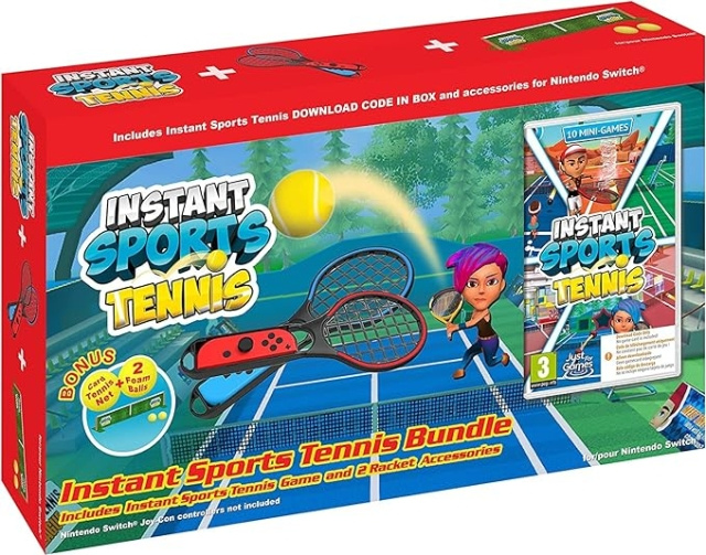 Instant Sports Tennis Bundle (Switch) ryhmässä KODINELEKTRONIIKKA / Pelikonsolit & Tarvikkeet / Nintendo Switch / Pelit @ TP E-commerce Nordic AB (D00271)