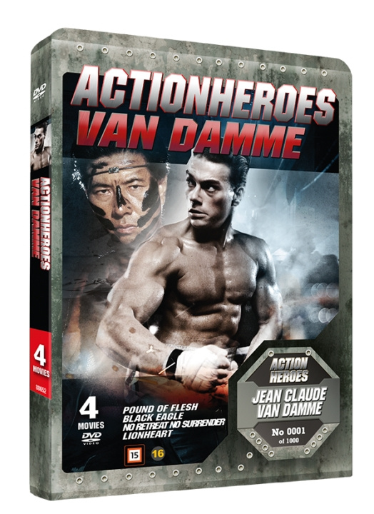 JEAN CLAUE VAN DAMME : ACTION HEROES ryhmässä KODINELEKTRONIIKKA / Ääni & Kuva / TV & Tarvikkeet / Elokuvat / DVD @ TP E-commerce Nordic AB (D00294)